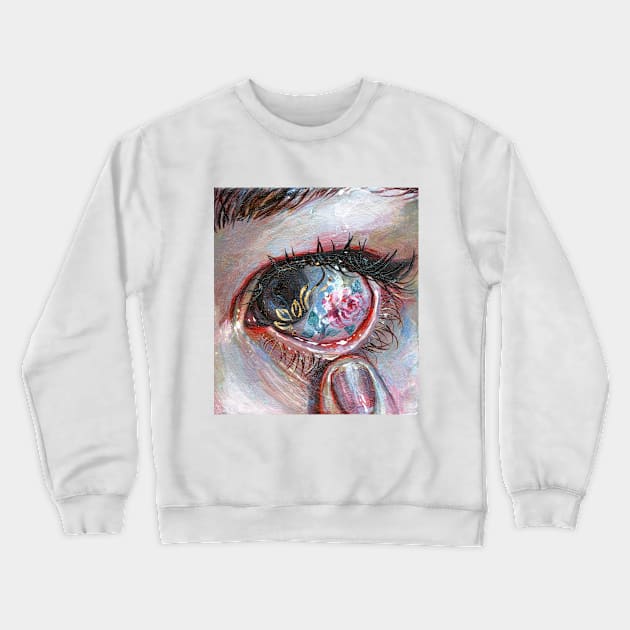 Beauty in the Eye Crewneck Sweatshirt by Alien Moth